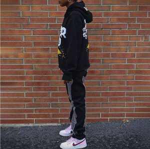 Sweats à capuche 280 GSM sweats légers prix d'usine unisexe en vrac impression de logo personnalisé qualité supérieure vêtements de mode vente en gros - Product Image 4