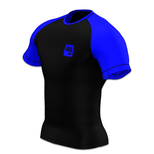 T-shirt de compression à manches courtes en spandex/polyester respirant pour homme, pour la salle de sport, la remise en forme, la musculation - Product Image 2
