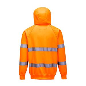 Sudadera de Alta Visibilidad con Capucha, Ligera, Fluorescente, Amarillo Neón, Resistente al Agua, Certificada CE, Uniforme de Trabajo de Clase 2, Marca Privada - Product Image 5