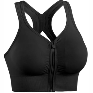 Ropa deportiva para mujer, sujetador deportivo para Yoga, ropa de gimnasio, ropa de entrenamiento, Sujetador deportivo atlético de Color sólido para mujer - Product Image 5