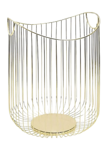 Gold & Black Luxury Metal Organizer Coated Countertop <b>Storage</b> Basket <b>for</b> Fruits & <b>Vegetables</b> Kitchenware - Product Image 5