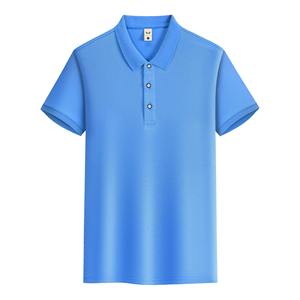 Polo de golf haut de gamme 240 GSM tricot piqué de coton épais à manches courtes coupe élégante et élégante avec broderie personnalisée Logo Performance - Product Image 6