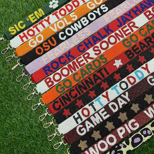 Modern Designer Beaded Purse Strap With Beautiful Patterns <b>Colourful</b> Stylish Upgrade For Handbags Shoulder Bags And Satchels - Product Image 1