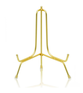 Hiện đại Brass tấm giá tùy chỉnh kim loại tấm Giá hiển thị đứng bán buôn mới được thiết kế vàng platted đứng - Product Image 5