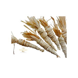 Vietchoice |   Jouet à mâcher en jacinthe d'eau fait à la main, carotte, fournitures écologiques pour animaux de compagnie - Product Image 4