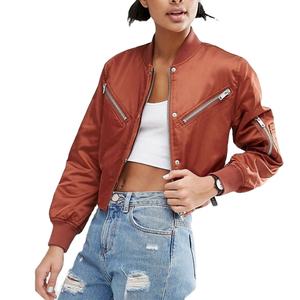 Blouson bombardier de baseball personnalisé de haute qualité brodé sur mesure pour femmes universitaires blouson d'aviateur à manches en cuir Letterman - Product Image 6