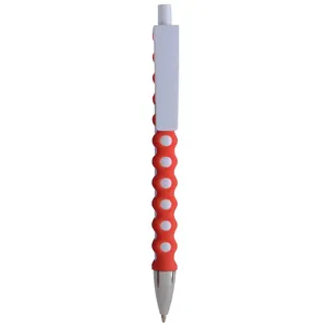 Penna Promozionale Personalizzata con Gancio in Gomma Perforata, Gadget Personalizzati - Product Image 4