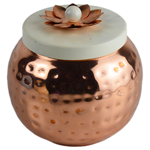 Diseño de Recipiente para Galletas, Tarro de Alimentos Secos de 450 ml, Recipientes y Contenedores para Galletas Plateados y Pintados, Tarro de Metal para Dulces - Product Image 3