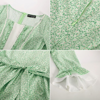 Robe Renaissance Femme Manches 3/4 Col carré évasé A-Line Custom Maxi Pioneer Cosplay Costume Dress