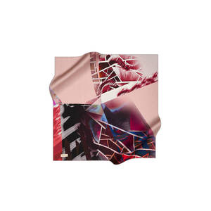 Pañuelo de sarga geométrica Pierre Cardin 90x90 - Pañuelo para la cabeza y el cuello - Product Image 1