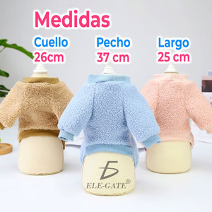 Adorabile Felpa XS in Peluche per Gatti, Comoda e Classica, per Autunno e Inverno, Motivo Tinta Unita - Product Image 3