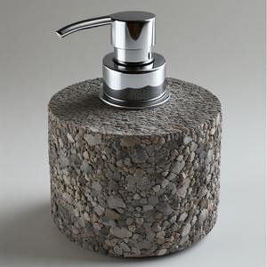 AYC METALS Distributeur de savon élégant en acier inoxydable, laiton et cuivre, fabriqué à la main, design écologique, construction durable, finition lisse pour salle de bain - Product Image 3