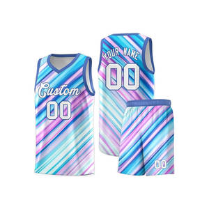 Logo personnalisé uniformes de basket-ball pour hommes vêtements d'équipe respirants grande taille disponibles en gros à bas prix - Product Image 1