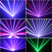 Lampu Laser Animasi RGB Full Color NewFeel 1W-5W DMX512 Aktif Suara untuk Klub Malam, Panggung DJ, dan Acara Pesta