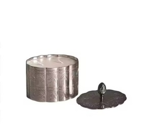 Bougeoir votif en métal argenté antique Accessoire d'éclairage intérieur extérieur Style Ins Bougie parfumée Vente chaude - Product Image 1