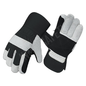 High Quality <b>Cow</b> Split Leather CE Certified Safety Gloves Reinforcement Heat Resistant Anti-Cut/Anti-Slip for Industrial Work - Product Image 2
