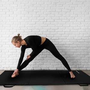 Tappetino Pieghevole per Esercizi e Yoga BalanceFrom Fitness GoGym 6'x2'x1.5 Nero a 3 Pannelli - Product Image 5