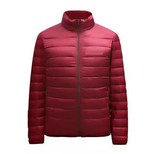 Chaqueta acolchada gruesa ligera personalizada para hombre, manga larga, soporte con cremallera, estilo de trabajo informal, abrigos de invierno de talla grande con burbujas de invierno - Product Image 2