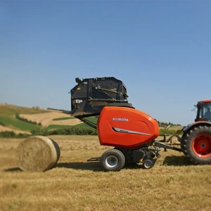 Venta al por mayor Kubota Mini Hay Baler Motor de prensa redonda y cuadrada Potente máquina de embalaje de paja de alta eficiencia - Product Image 1