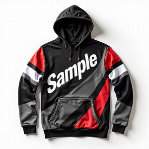 Sudadera con Capucha Personalizada para Hombre, Ropa Urbana Resistente, Estilo Holgado, Sublimada, 100% Poliéster, Mezcla de Algodón Básico, Ropa Deportiva - Product Image 5