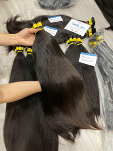 Cabello Natural Liso a Granel, de un Solo Donante, 100% Cabello Humano Vietnamita Virgen, Cutícula Alineada, Proveedor de Moda - Product Image 2