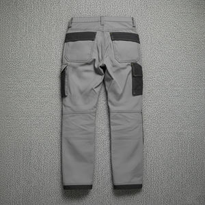 Pantalones de Trabajo Impermeables de Seguridad Unisex Ligeros de Poliéster OEM, ANSI CLASE 1 EN ISO 3, Alta Visibilidad, Logotipo Personalizado, Múltiples Bolsillos - Product Image 3