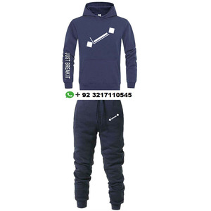 Conjunto Deportivo Personalizado de 2 Piezas para Hombre, Sudadera con Capucha y Pantalones de Felpa Elástica de Alta Calidad, Ropa Deportiva Casual - Product Image 4