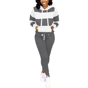 Two Piece Outfits for <b>Women</b> Jogging Suits Casual Sweat Suits <b>Jogger</b> Tracksuits Long Sleeve Hoodie Matching Sets Casual Wear Sets - Product Image 6