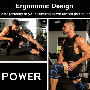 Manchon de genou respirant pour hommes et femmes pour le soulagement de la douleur et la récupération des blessures - Product Image 3