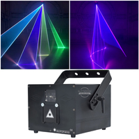 Projecteur laser RGB pleine couleur 3W/4W/5W, ILDA/DMX/Son/Automatique 5-en-1 pour scène, DJ et boîte de nuit