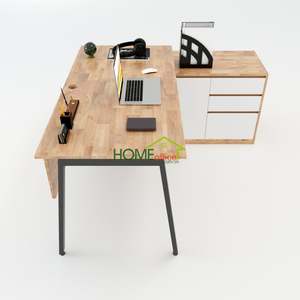 Escritorio Ejecutivo Aton Concept HBAT021 160x140 70cm, Mueble de Oficina Metálico Contemporáneo, Requiere Ensamblaje, para Edificio de Oficinas - Product Image 3