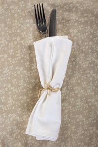 100% ensemble de serviettes en satin de coton à séchage rapide serviette en lin solide blanc tissé pour la maison hôtels restaurants utilisation durable de la cuisine - Product Image 2