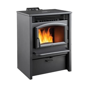 Estufa de Pellets de Madera Automática Independiente PANSEE para Calefacción de Invierno, Calentamiento Rápido del Hogar, Instalación con Gabinete, Biomasa - Product Image 2
