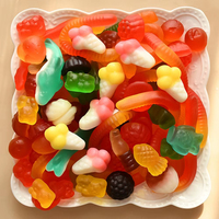 Bonbons gélifiés personnalisés en gros, saveurs fraise, mangue, pastèque, acidulés, sucrés, halal, OEM