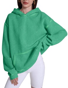 Ensemble de sweat-shirts unisexe pour homme, logo personnalisé brodé, polaire en polyester/coton, décontracté pour adultes, hiver, grande taille, haute qualité, délavé - Product Image 5