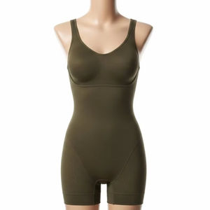 Medium Control <b>Bodysuit</b> <b>Shapewear</b> Spandex Nylon Blend Slimming Support Seamless Fit DailyWearUnderClothingBodyshaperWomenApparel - Product Image 5