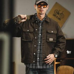 <b>Men's</b> Winter Wool Lined <b>Flannel</b> Plaid <b>Jacket</b> With Button Hooded Long Sleeved <b>Jacket</b> <b>men</b> Sweaters Coat motorcycle style <b>jacket</b> - Product Image 3