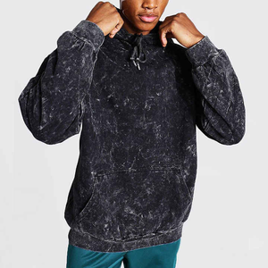 2025 New High Quality Arrival Custom Logo Heavy Weight Vintage Acid Wash Hoodie Low Price <b>Men</b> Acid Wash <b>Hoodies</b> <b>For</b> Unisex - Product Image 5