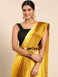 ชุดไชน์ส่าหรีผ้าไหมสไตล์ทันสมัยสำหรับงานแต่งงาน - Product Image 3