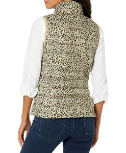 Chaleco acolchado de invierno de talla grande para mujer, chaqueta de plumón de nailon, sin mangas, utilidad ecuestre, chaleco acolchado transpirable personalizable cálido - Product Image 3