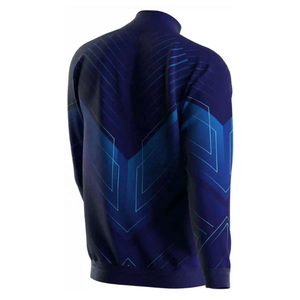 Sudadera con capucha y cremallera completa personalizada, Jersey deportivo ligero con logotipo estampado por sublimación, ropa deportiva - Product Image 3