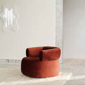 Sillón de Madera Maciza de Estilo Creativo y Casual, Cómodo, Tipo Teddy, Individual - Product Image 3