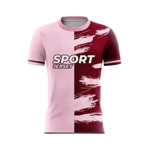 Camiseta de fútbol personalizada 100% algodón, últimos diseños, ropa de equipo deportivo de sublimación con estampado de logotipo - Product Image 1