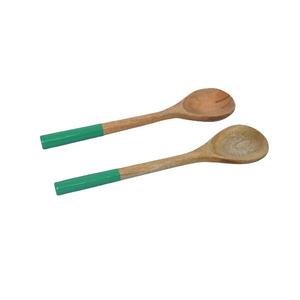 Cuillère et fourchette à dîner en bois de luxe pour ustensiles de cuisine à faible coût couverts en bois de taille personnalisée ensembles de couverts pour la vente en gros - Product Image 2