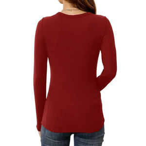 Camiseta Casual de Manga Corta para Mujer, Tallas Grandes, de Primera Calidad, ODM, Secado Rápido, Algodón con Spandex, Diseño Personalizado, Logotipo Bordado, Tejido de Punto - Product Image 6