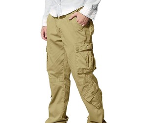 กางเกงคาร์โก้น้ำหนักเบาระบายอากาศได้ดีคุณภาพพรีเมี่ยมกางเกงกลางแจ้งแบบลำลองปรับแต่งได้ - Product Image 3