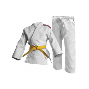 Cómodo Material suave BJJ Ropa de artes marciales Ajuste regular Jiu Jitsu Kimono Traje Cintura ajustable Judo Pantalones Camisa frontal - Product Image 2