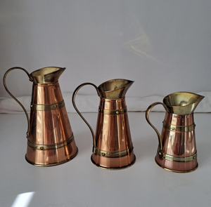 Jarra de cobre puro hecha a mano para mesa, artículos para bebidas ecológicos, jarra de cobre, jarra lujosa de nuevo diseño decorativo Premium - Product Image 5