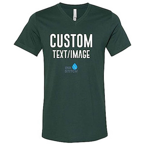 Bella Canvas V Neck Tri-blend T-shirts Usine Fabrication T-shirts pour hommes - Product Image 3