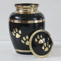 HHO Novedad: Urna Funeraria de Metal Hecha a Mano Estilo Europeo, Ecológica, Biodegradable, con Impresión Personalizada Disponible, para Mascotas, Venta al por Mayor